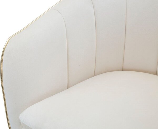 Designové křeslo Dandelion krémové
