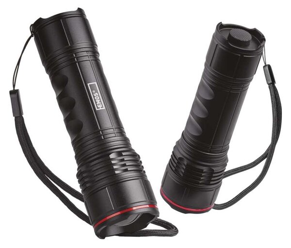 EMOS LED svítilna kovová 500lm, 4AAA P3115