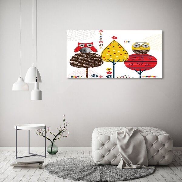 Foto obraz canvas Sovy na stromě oc-74529637