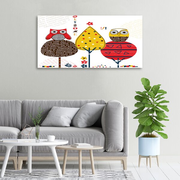 Foto obraz canvas Sovy na stromě oc-74529637