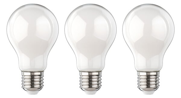 Livarno® Filamentová LED žárovka, 3 kusy (E27, mléčná) (100395956002)