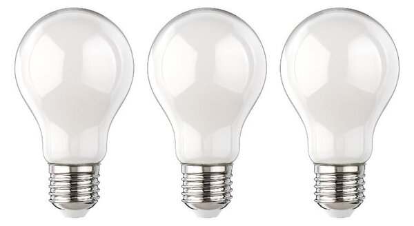 Livarno® Filamentová LED žárovka, 3 kusy (E27, mléčná) (100395956002)