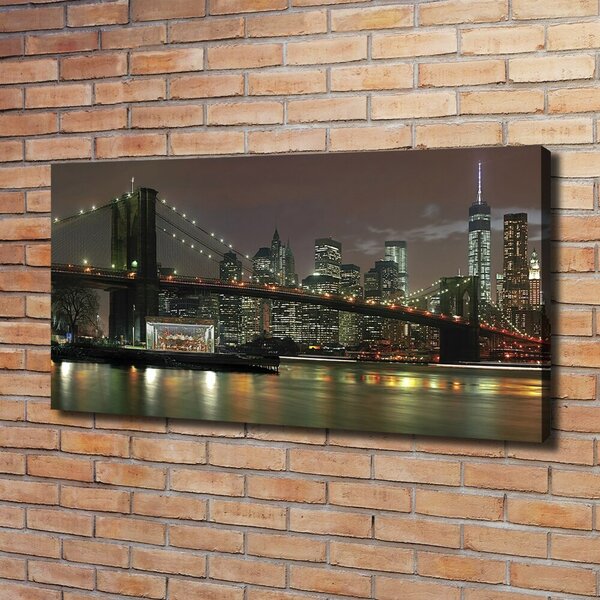 Foto obraz na plátně New York noc oc-74924672