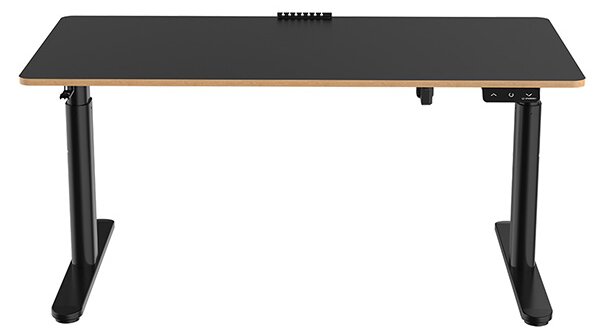 Elektricky výškově stavitelný stůl pro děti PULSAR — 120 cm, černá
