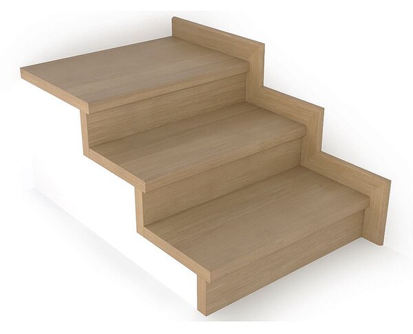 Schodový nášlap / profil TOPSTEP Flex Dub sahara 1200 × 340 × 11 mm