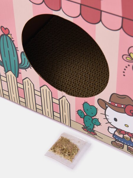 Sinsay - Kartonový domeček pro kočku Hello Kitty - růžová