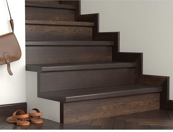 Schodový nášlap / profil TOPSTEP Flex Dub rustic 1200 × 340 × 11 mm