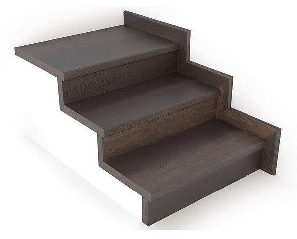 Schodový nášlap / profil TOPSTEP Flex Dub rustic 1200 × 340 × 11 mm