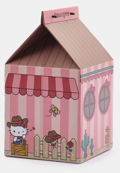 Sinsay - Kartonový domeček pro kočku Hello Kitty - růžová