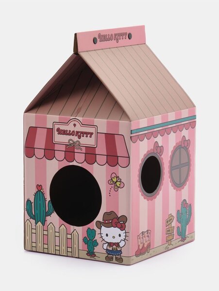 Sinsay - Kartonový domeček pro kočku Hello Kitty - růžová