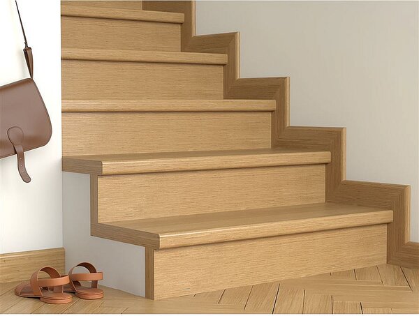 Schodový nášlap / profil TOPSTEP Flex Dub sahara 1200 × 340 × 11 mm