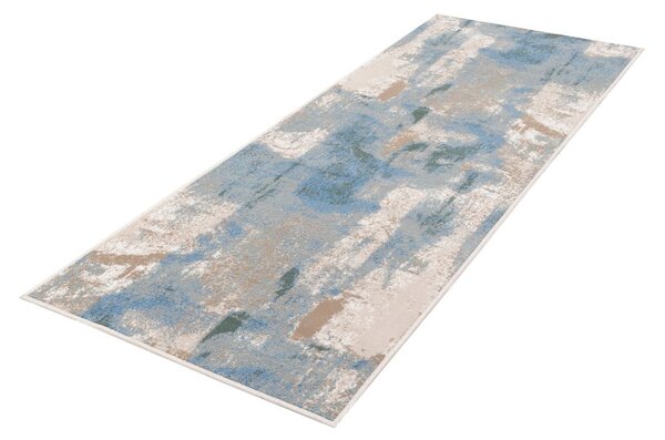 Světle modrý běhoun 80x250 cm Sensi Zashi – FD