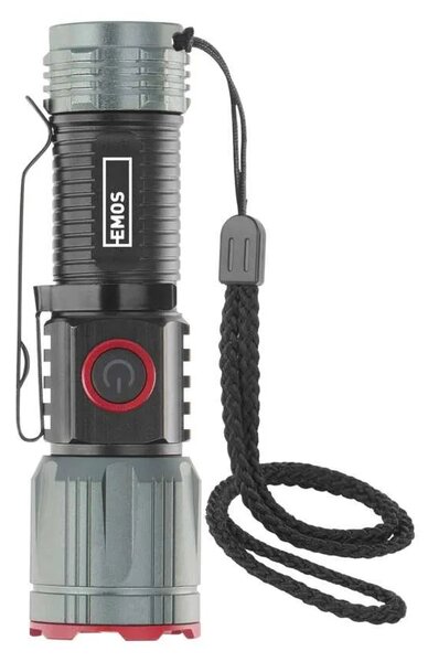 EMOS LED nabíjecí kovová svítilna 300lm, 700mAh P3120