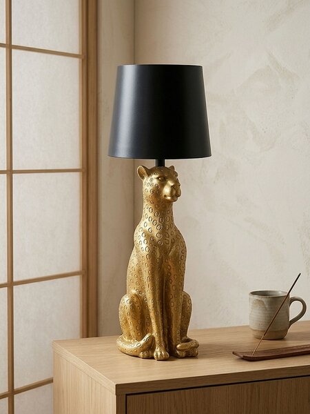 Sinsay - Stolní lampa ve tvaru geparda - zlatá