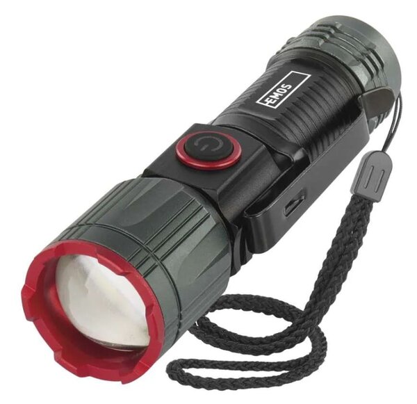 EMOS LED nabíjecí kovová svítilna 300lm, 700mAh P3120