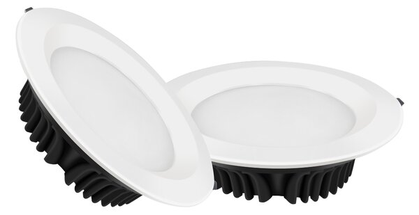 LED Solution Bílé podhledové LED svítidlo 115mm 9W Premium Barva světla: Teplá bílá SDL09W-230V-B/3