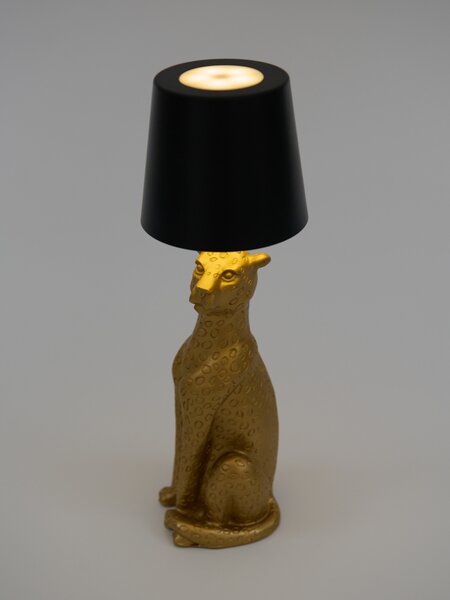 Sinsay - Stolní lampa ve tvaru geparda - zlatá
