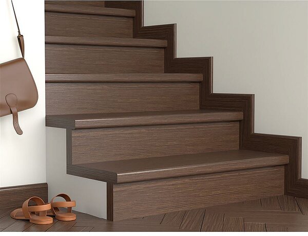 Schodový nášlap / profil TOPSTEP Flex Dub antic 1200 × 340 × 11 mm
