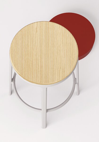 Infiniti designové barové židle Round&Round (výška 64.5 cm)