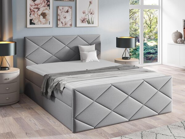 Kontinentální postel Guillermo, Rozměr postele: 180x200, Barva:: ekokůže Soft 034 5903211088551