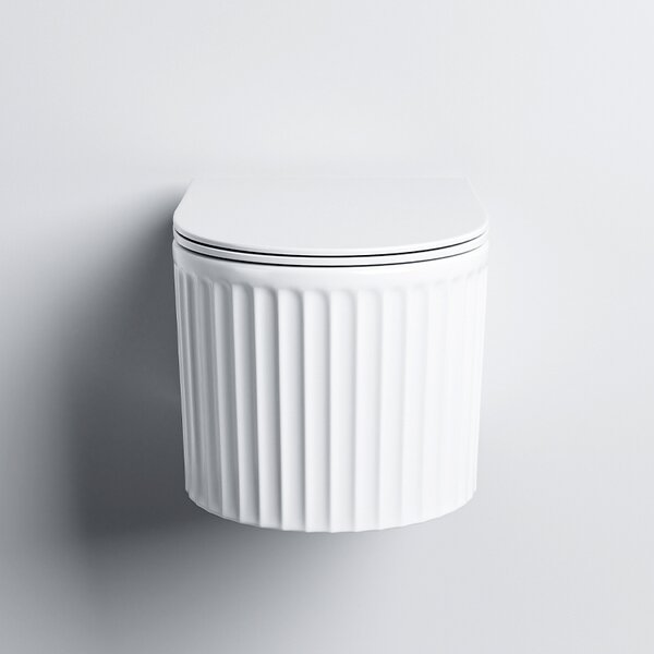 Hydrosan Závěsná WC mísa se SoftClose sedátkem LUMA WH RIM 03, bílá
