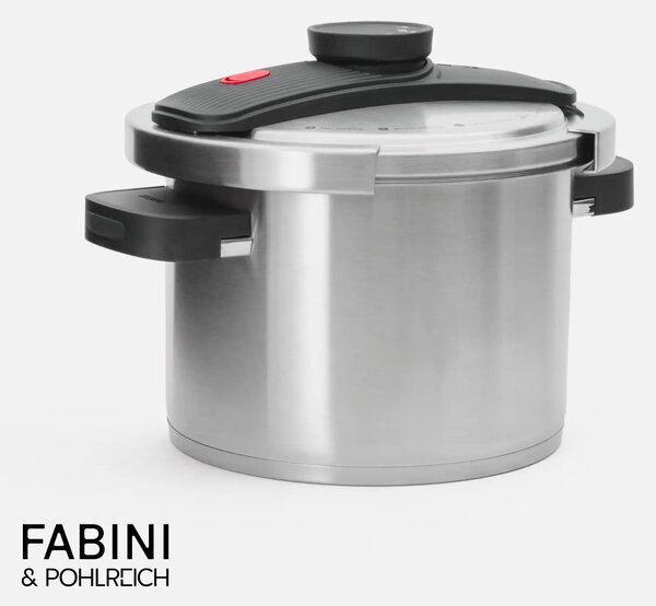 Fabini Tlakový hrnec FABINI & Pohlreich, ø 22 cm (6 l) - Nerezový tlakový hrnec