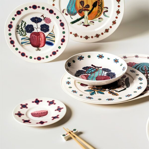 Iittala Talíř Taika Sato 22cm, bílý