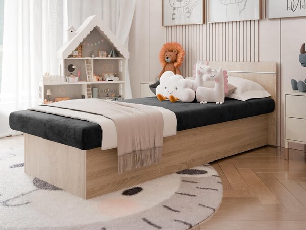 Postel Nikroguta Bis, Šuplík k posteli: ne, Barva: bílý, Potah: Suedine 81 5903211097928