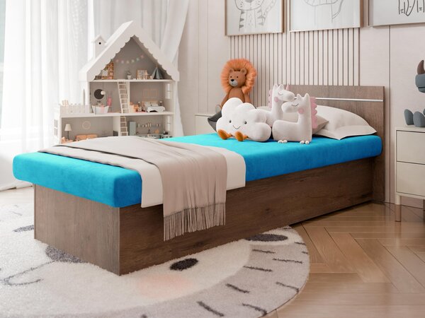 Postel Nikroguta Bis, Šuplík k posteli: ne, Barva: bílý, Potah: Suedine 81 5903211097928