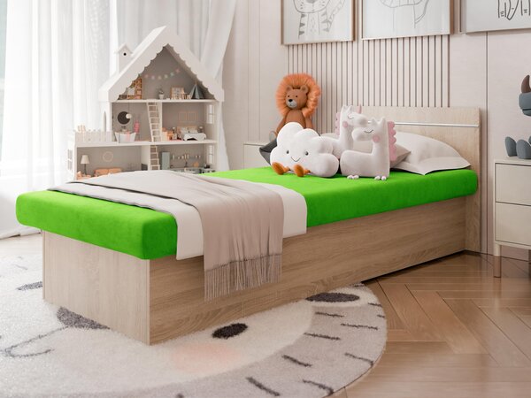 Postel Nikroguta Bis, Šuplík k posteli: ne, Barva: bílý, Potah: Suedine 81 5903211097928