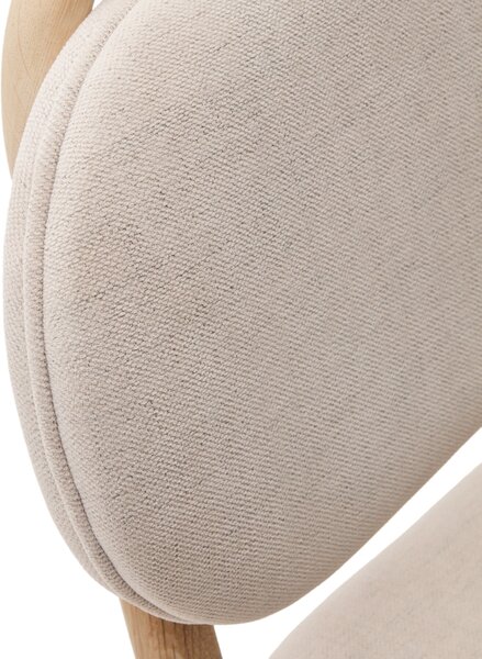 Béžová čalouněná jídelní židle Kave Home Helda