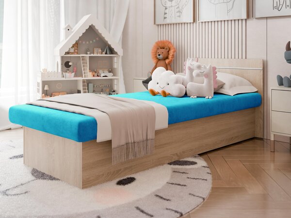 Postel Nikroguta Bis, Šuplík k posteli: ne, Barva: bílý, Potah: Suedine 81 5903211097928
