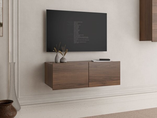 TV skříňka Bralani 100 BR03, Barva: černá / černá lesk 5902928082739