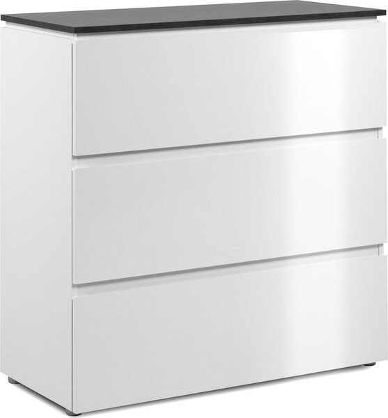 CALICOSY – Komoda se 3 zásuvkami, íka 88,5 cm – BREST