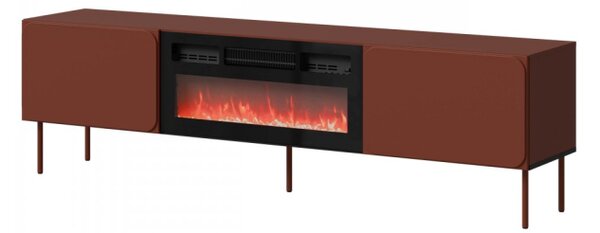 TV skříňka s krbem Tuxano 200 EF, Barva: indigo 5903211479151