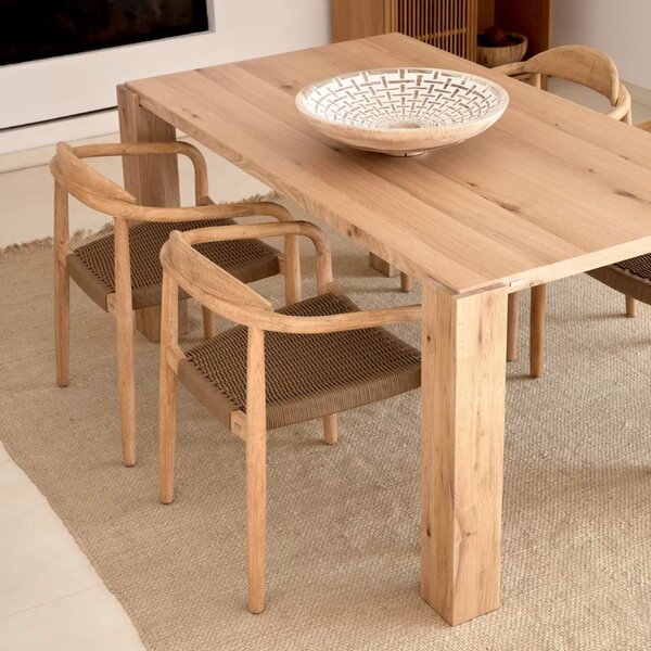 Dubový jídelní stůl Kave Home Deyanira 160 x 90 cm