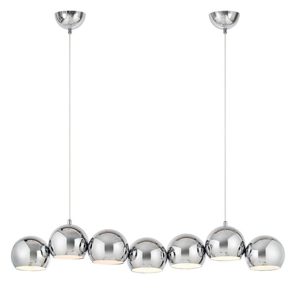 Markslöjd 109168 - Lustr na lanku CUPOLO 7xE14/40W/230V lesklý chrom