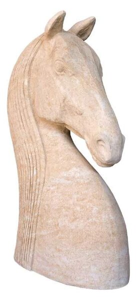 Velká socha hlavy koně 115 cm