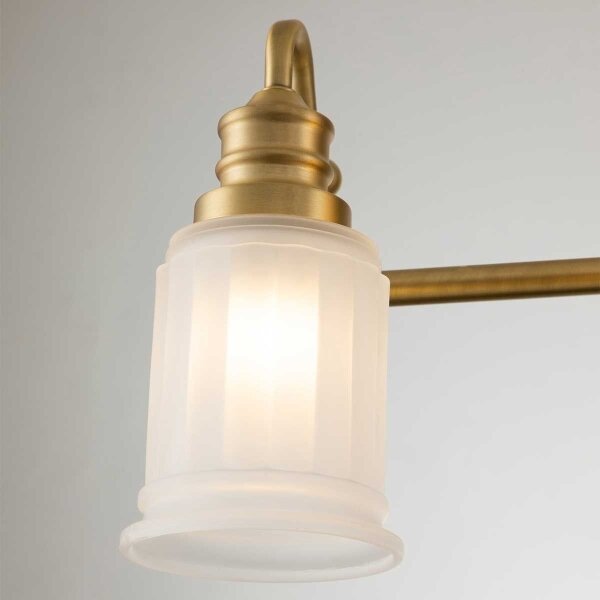 Quoizel QZ-SWELL4-BB-BATH-LED Koup. nást. svítidlo SWELL 4xG9/3W/230V IP44 zlatá