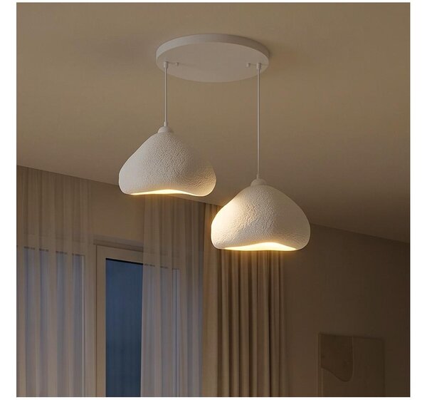 Brilagi - Lustr na lanku WABI SABI 2xE27/40W/230V pr. 45 cm bílá