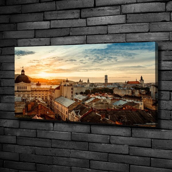 Foto obraz na plátně do obýváku Východ slunce Lvov oc-76218229