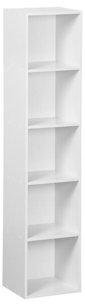 Bílá knihovna 30x24x132 cm Cube – Casa Selección