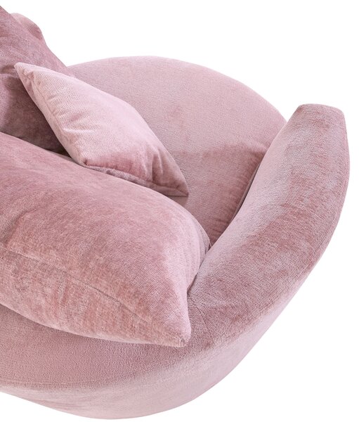 KŘESLO, textil, starorůžová Carryhome - Křesla klasická