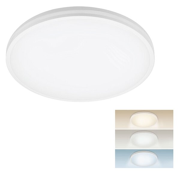 SOLIGHT LED osvětlení CORATO, nastavitelný příkon 12-18-24W, CCT, max. 2400lm, IP54