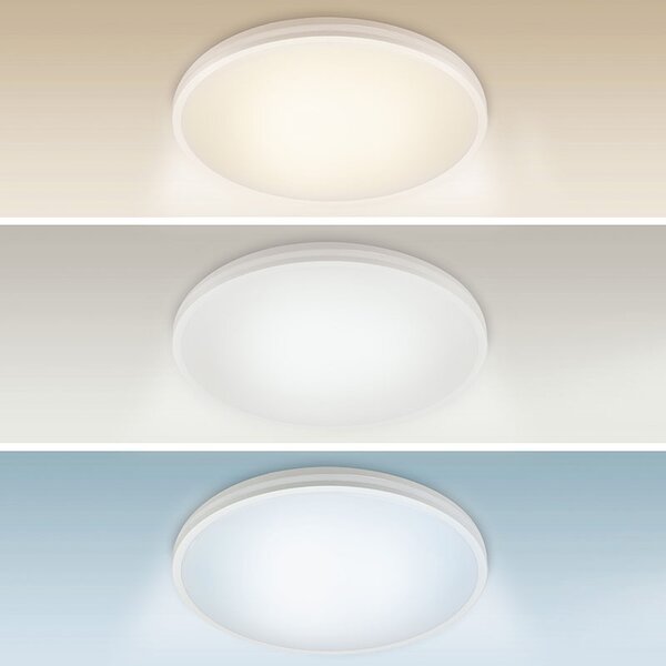 SOLIGHT LED osvětlení CORATO, nastavitelný příkon 12-18-24W, CCT, max. 2400lm, IP54