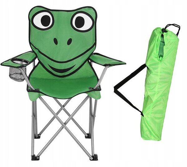 Zahradní židle Nils Camp kovová zelená