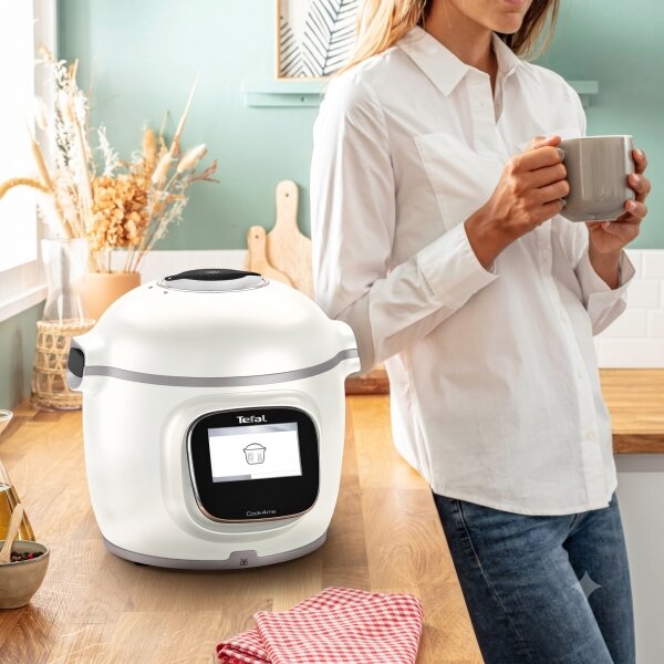 Tefal - Multifunkční elektrický tlakový hrnec 6 l COOK4ME TOUCH PRO 1600W/230V