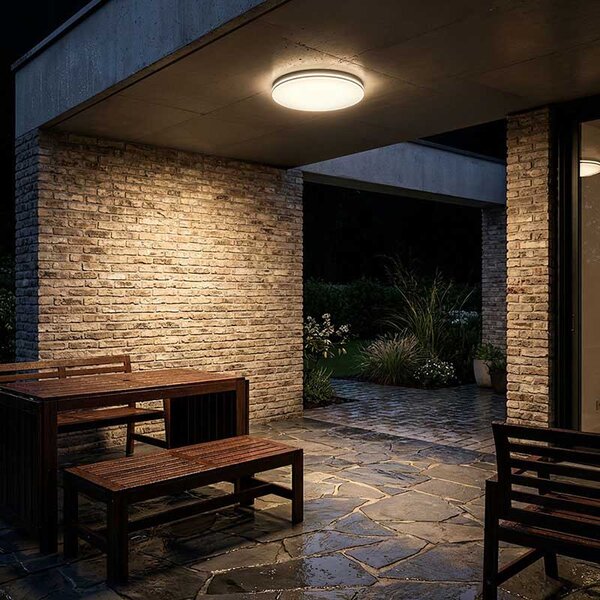 SOLIGHT LED osvětlení CORATO, nastavitelný příkon 16-24-32W, CCT, max. 3200lm, IP54