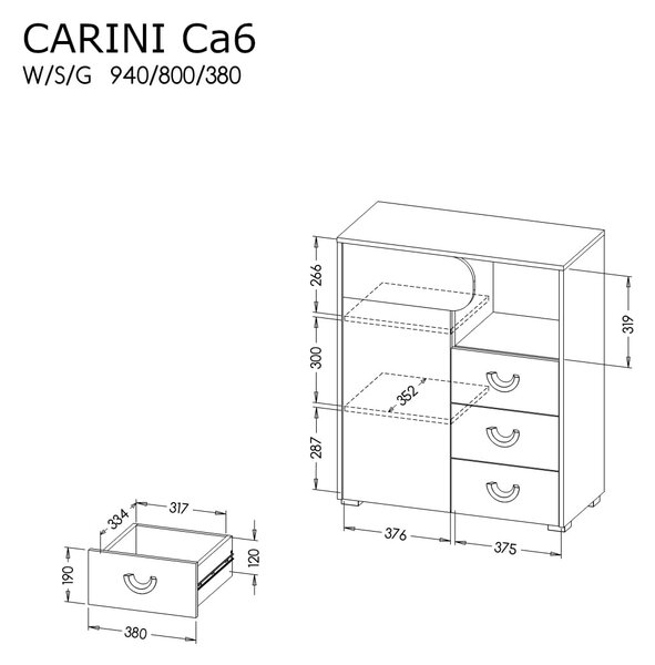 Dolmar Komoda Carini CA6