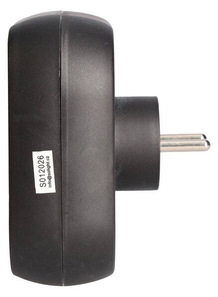 SOLIGHT Rozbočka 4 x 16A, černá
